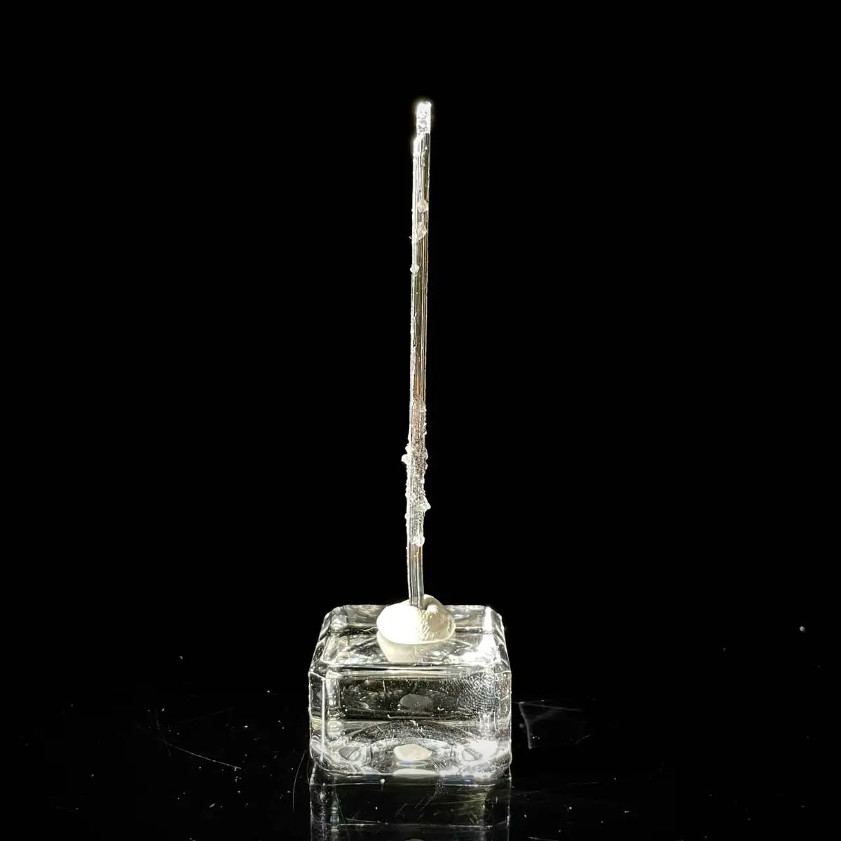 Stibnite Blade Crystal Cluster | Natural Antimony Sulfide Mineral Specimen | 1.5 g | 8 cm