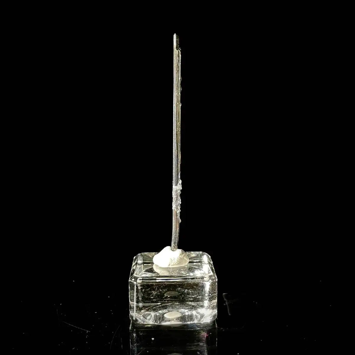 Stibnite Blade Crystal Cluster | Natural Antimony Sulfide Mineral Specimen | 1.5 g | 8 cm