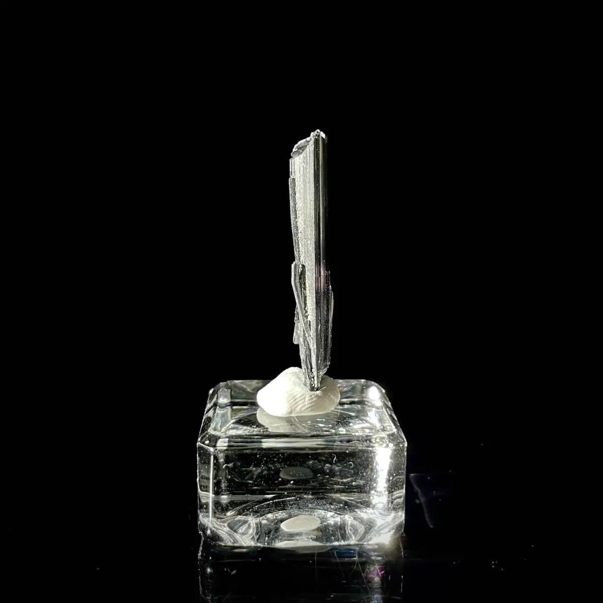 Stibnite Blade Crystal Cluster | Natural Antimony Sulfide Mineral Specimen | 5 g | 4*1*0.5 cm