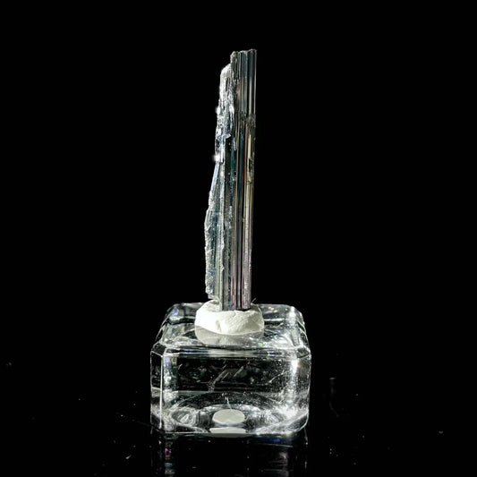 A879-Stibnite Blade Crystal Cluster | Natural Antimony Sulfide Mineral Specimen | 7 g | 5.5*1*0.5 cm