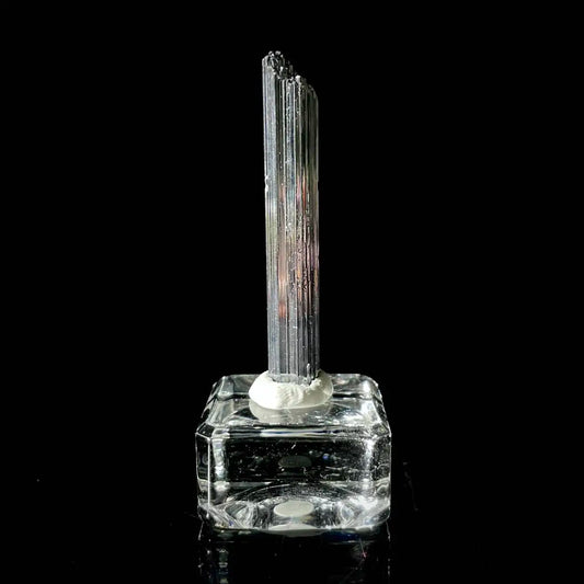 A880-Stibnite Blade Crystal Cluster | Natural Antimony Sulfide Mineral Specimen | 5.5 g | 5.5*1*0.5 cm