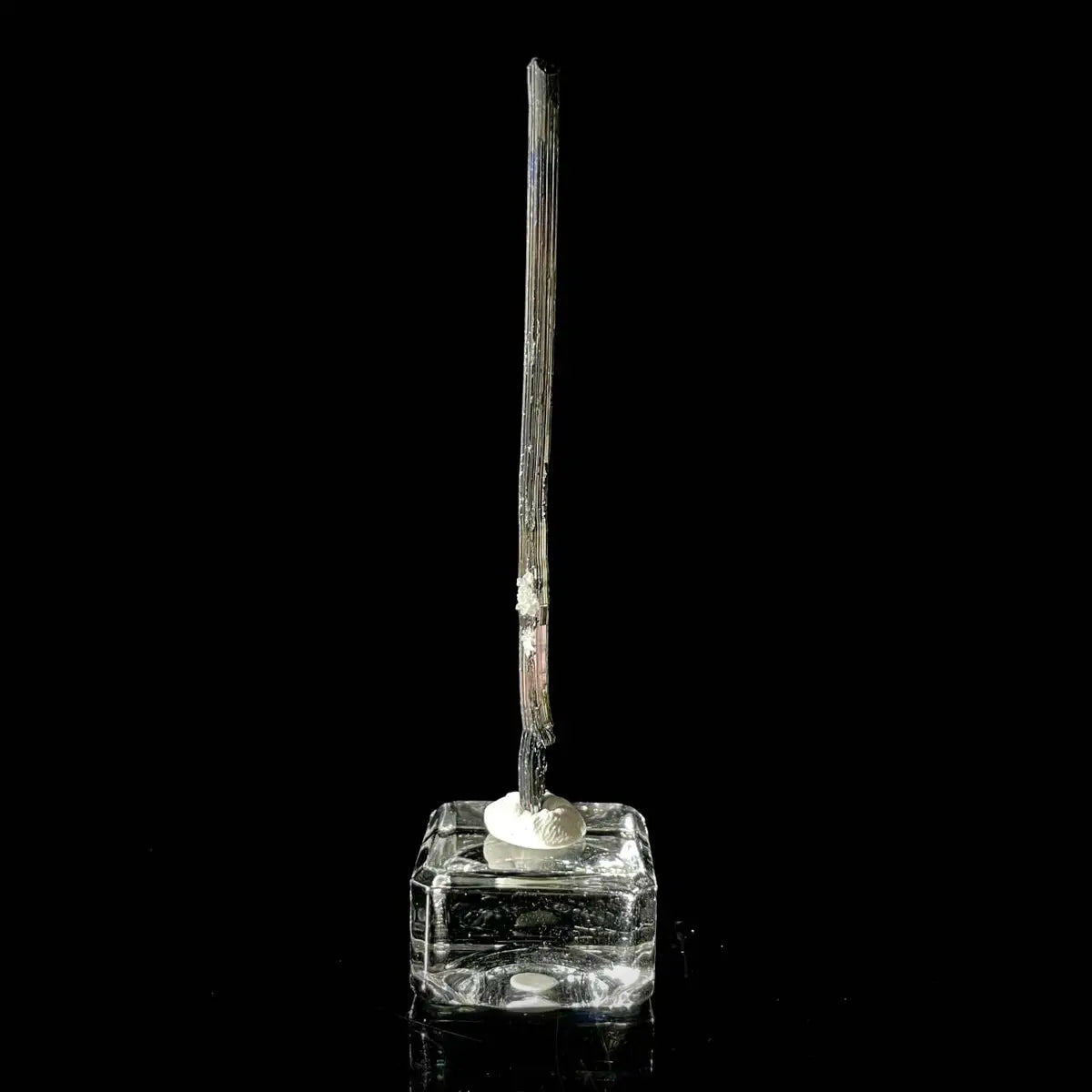 Stibnite Blade Crystal Cluster | Natural Antimony Sulfide Mineral Specimen | 4.7 g | 10*0.4*0.4 cm