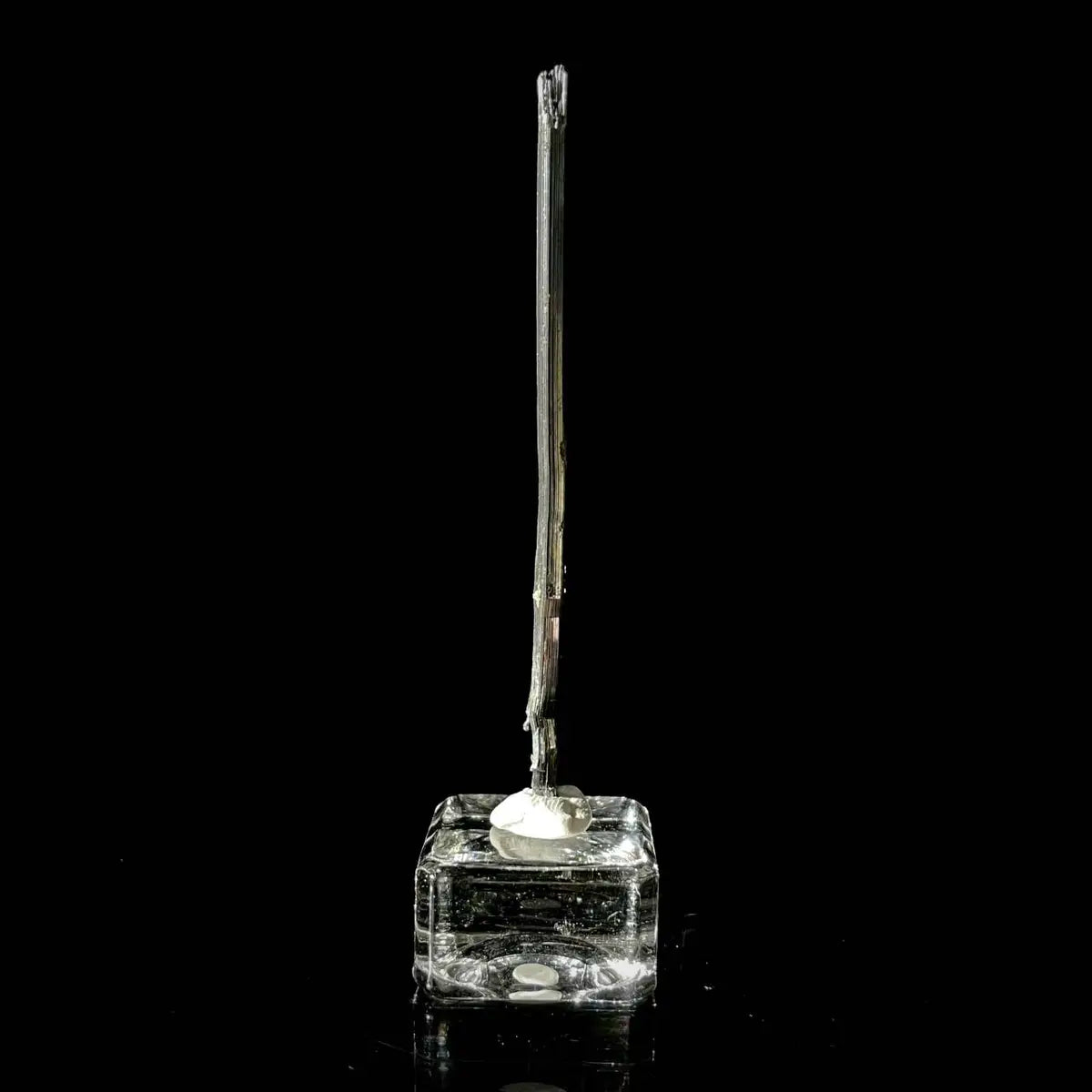 Stibnite Blade Crystal Cluster | Natural Antimony Sulfide Mineral Specimen | 4.7 g | 10*0.4*0.4 cm