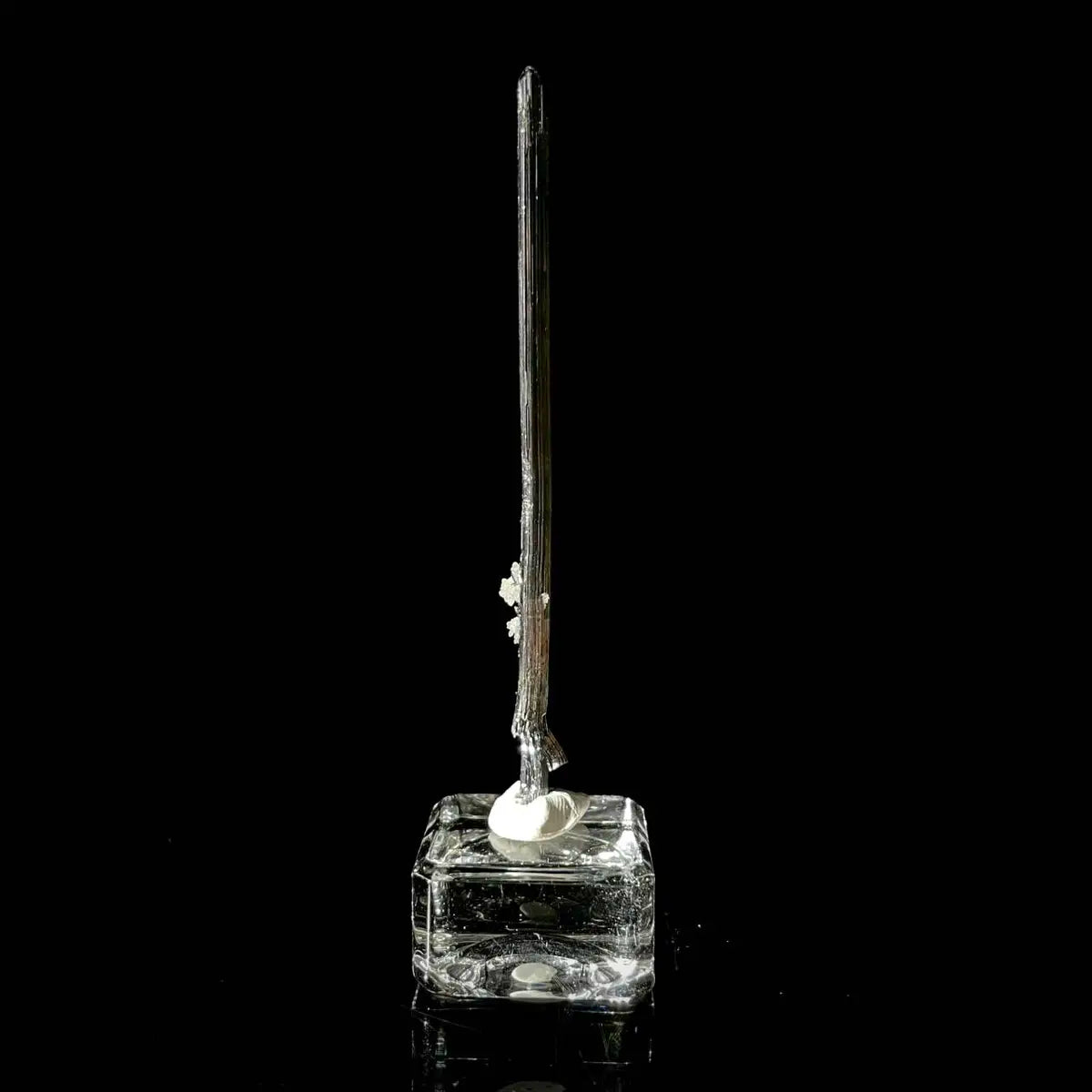 Stibnite Blade Crystal Cluster | Natural Antimony Sulfide Mineral Specimen | 4.7 g | 10*0.4*0.4 cm