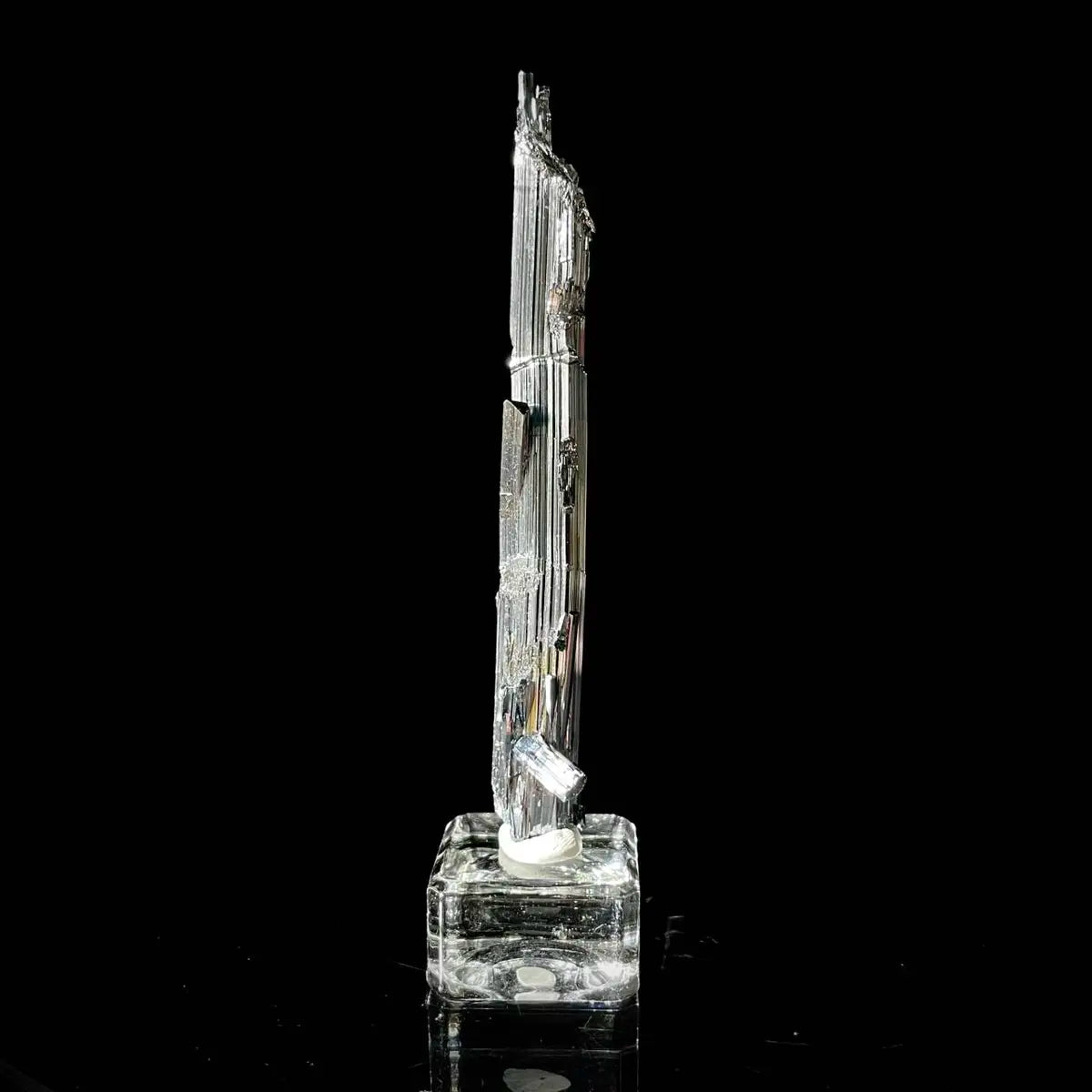 Stibnite Blade Crystal Cluster | Natural Antimony Sulfide Mineral Specimen | 27 g | 11*1*0.7 cm