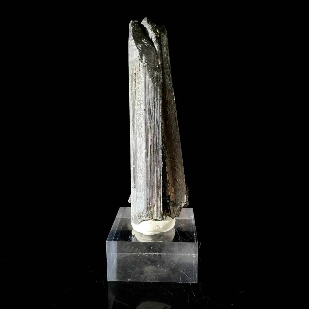 Stibnite Blade Crystal Cluster | Natural Antimony Sulfide Mineral Specimen | 190 g | 12.5*3.5*12 cm