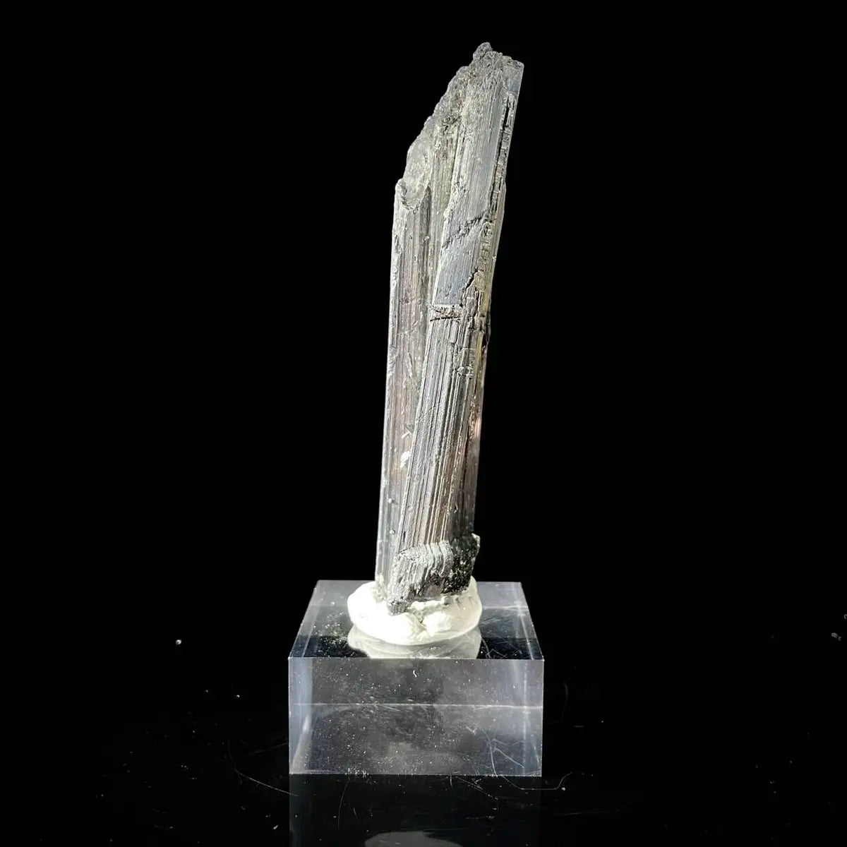 Stibnite Blade Crystal Cluster | Natural Antimony Sulfide Mineral Specimen | 190 g | 12.5*3.5*12 cm