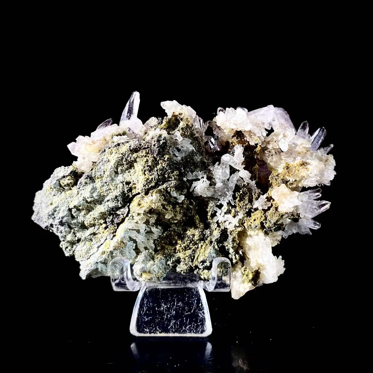 Natural Mexico Vera Cruz Amethyst | Rare Slender Amethyst  on Matrix | Collector’s Grade | 40 g | 7.5*5.5*3 cm