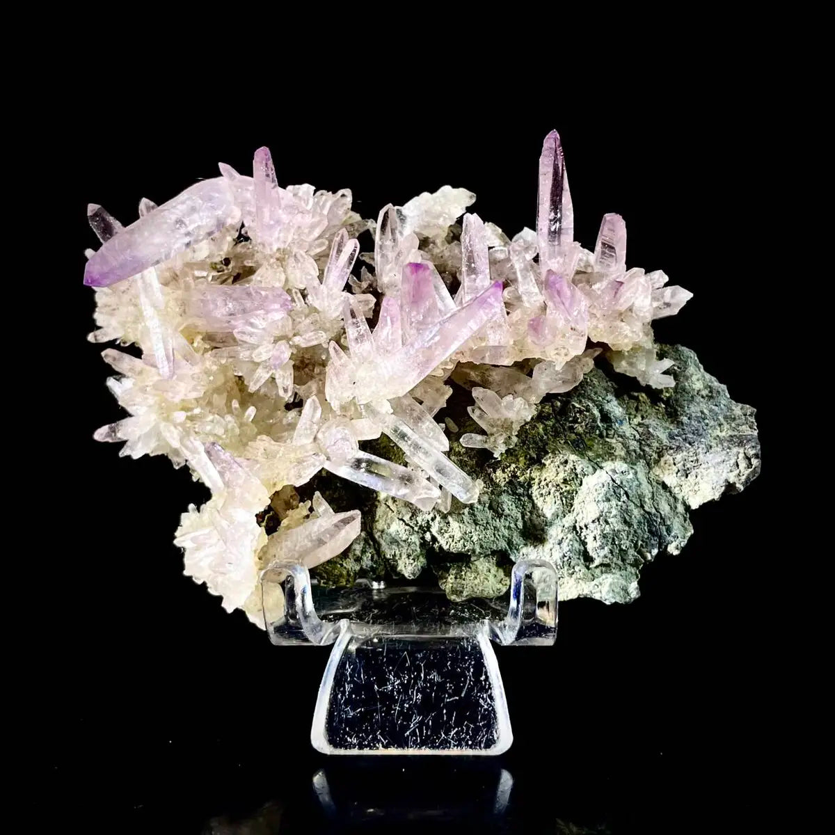 Natural Mexico Vera Cruz Amethyst | Rare Slender Amethyst  on Matrix | Collector’s Grade | 40 g | 7.5*5.5*3 cm