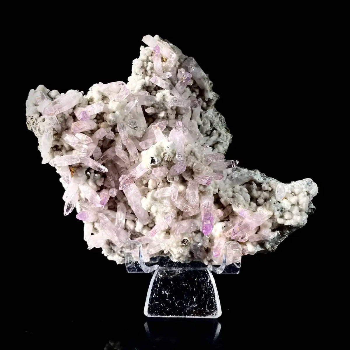 Natural Mexico Vera Cruz Amethyst | Rare Slender Amethyst  on Matrix | Collector’s Grade | 200 g | 12.5*9*3.5 cm