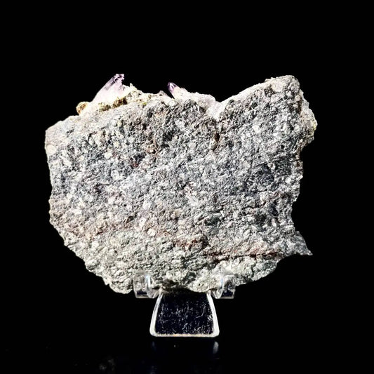 B114-Natural Mexico Vera Cruz Amethyst | Rare Slender Amethyst  on Matrix | Collector’s Grade | 120 g | 8.5*6.5*2 cm