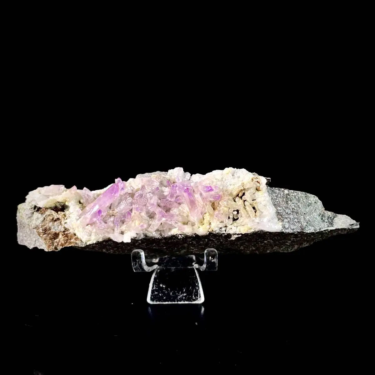 Natural Mexico Vera Cruz Amethyst | Rare Slender Amethyst on Matrix | Collector’s Grade | 390 g | 16.5*6*4 cm