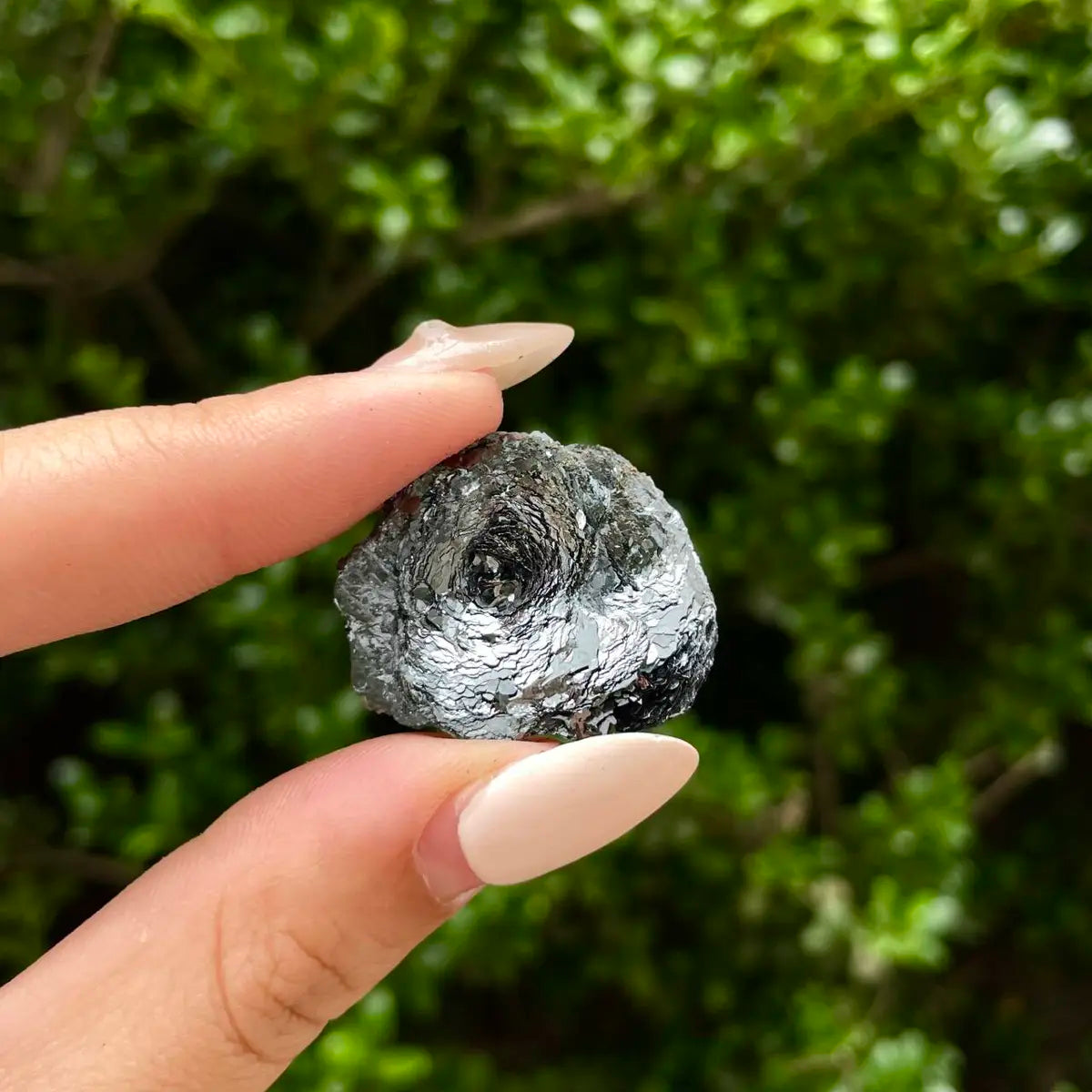 Natural Specularite  Flower on Matrix | Rare Metallic Iron Oxide Mineral Specimen from Guangdong, China | Mineral Collection Grade Display Piece | 8 g | 3*2.5*1 cm
