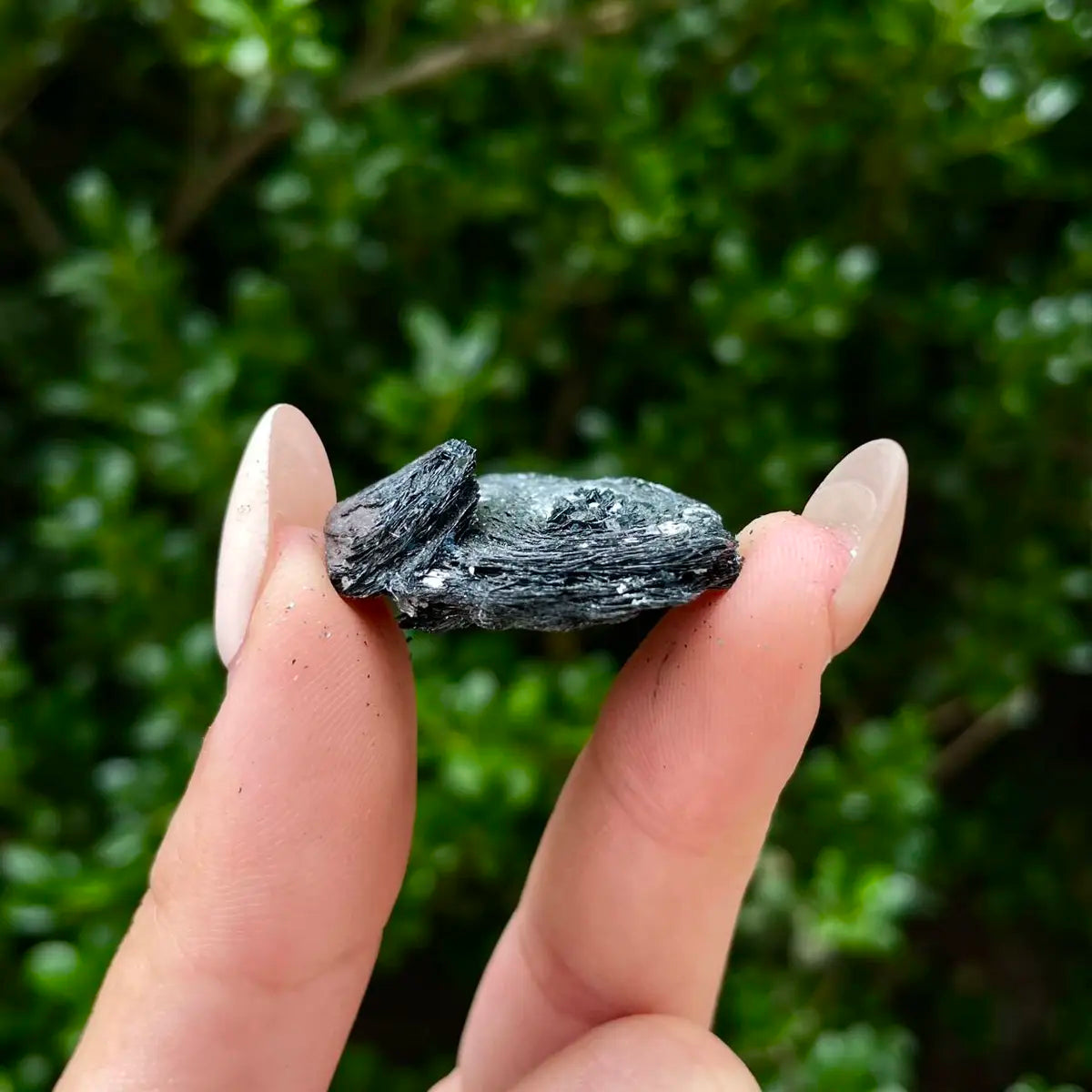Natural Specularite  Flower on Matrix | Rare Metallic Iron Oxide Mineral Specimen from Guangdong, China | Mineral Collection Grade Display Piece | 8 g | 3*2.5*1 cm