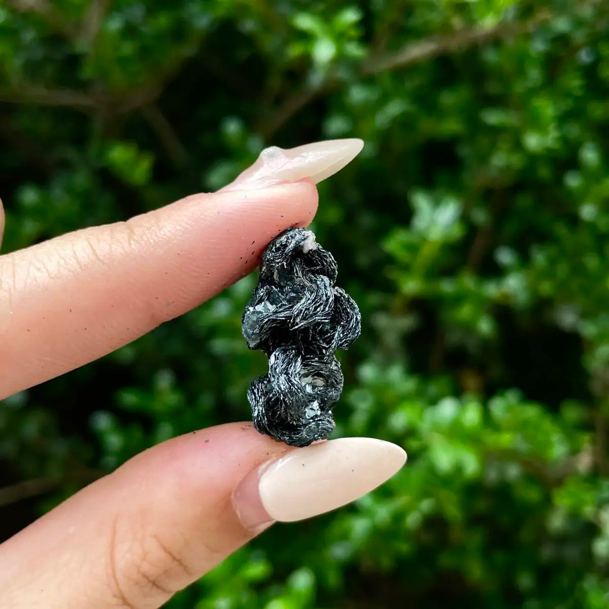 Natural Specularite  Flower on Matrix | Rare Metallic Iron Oxide Mineral Specimen from Guangdong, China | Mineral Collection Grade Display Piece | 7 g | 2.5*3*1.5 cm