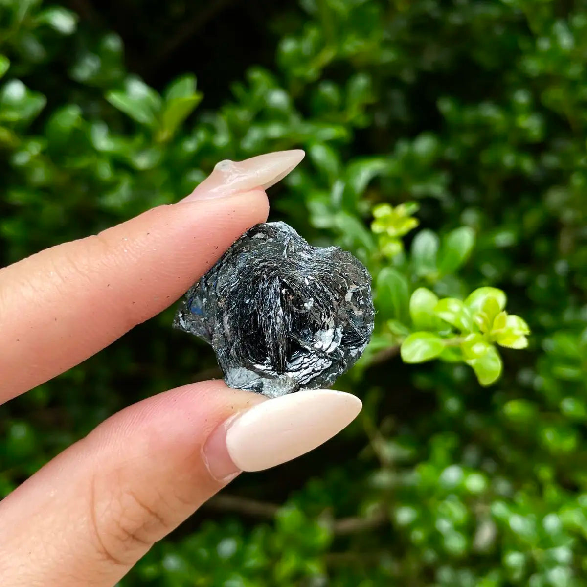 Natural Specularite  Flower on Matrix | Rare Metallic Iron Oxide Mineral Specimen from Guangdong, China | Mineral Collection Grade Display Piece | 9 g | 2.7*2.5*1 cm