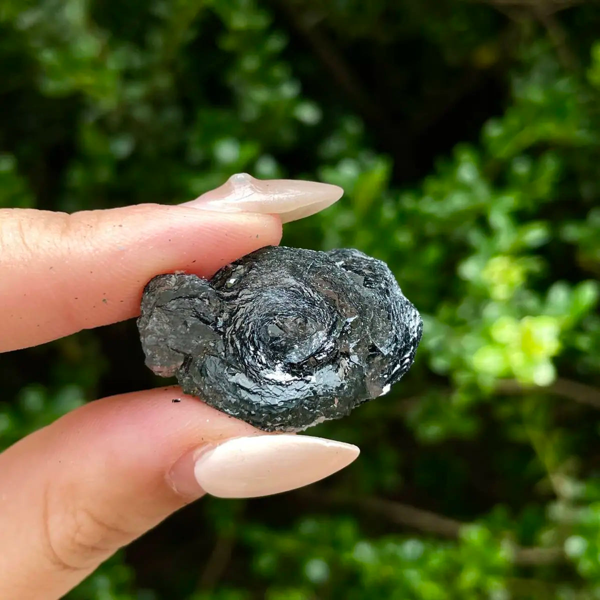Natural Specularite  Flower on Matrix | Rare Metallic Iron Oxide Mineral Specimen from Guangdong, China | Mineral Collection Grade Display Piece | 9 g | 3*2*1 cm