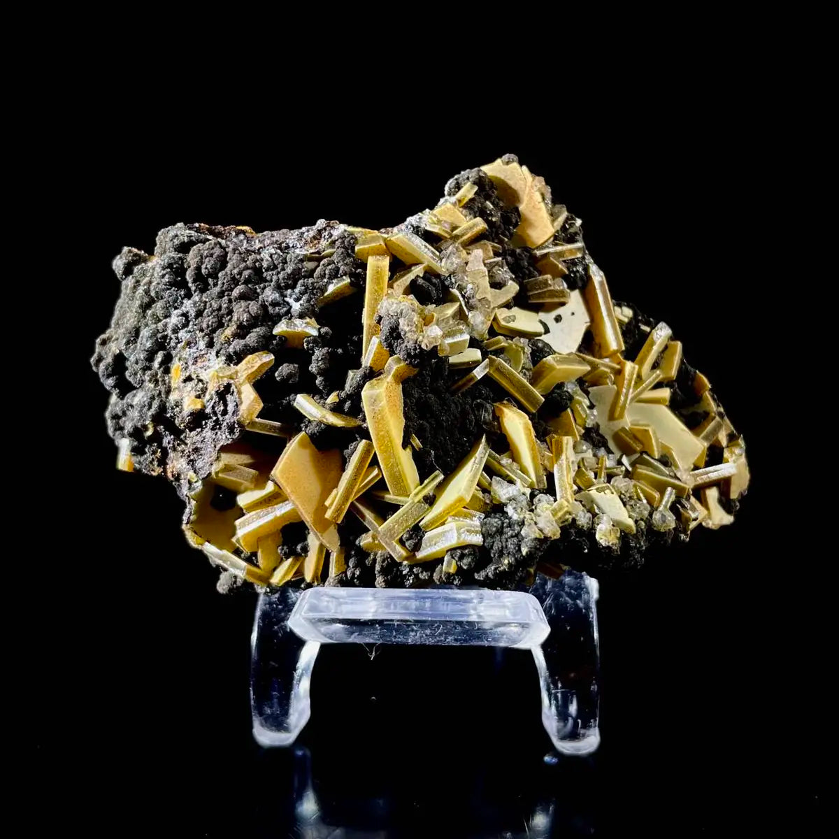 atural Chlorite Quartz with Calcite  on Matrix | Green Phantom Quartz  Specimen from Mexico | Rare Mineral Association | 31 g | 6*4*2.5 cm