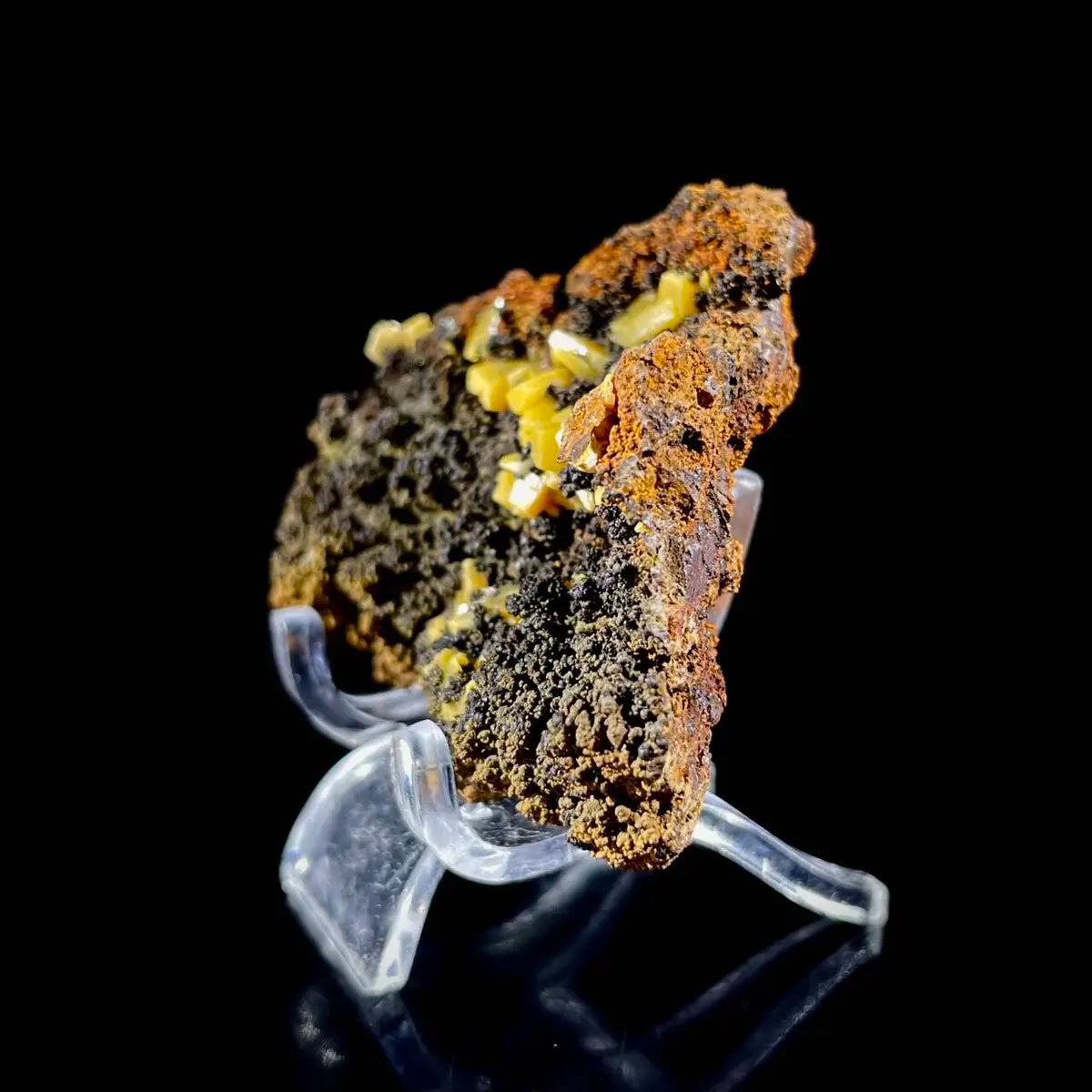 atural Chlorite Quartz with Calcite  on Matrix | Green Phantom Quartz  Specimen from Mexico | Rare Mineral Association | 40 g | 5.5*4.5*1.5 cm