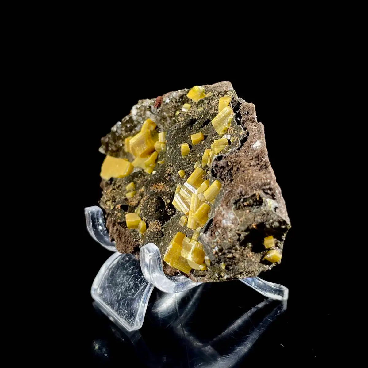atural Chlorite Quartz with Calcite  on Matrix | Green Phantom Quartz  Specimen from Mexico | Rare Mineral Association | 32 g | 6*4*1 cm