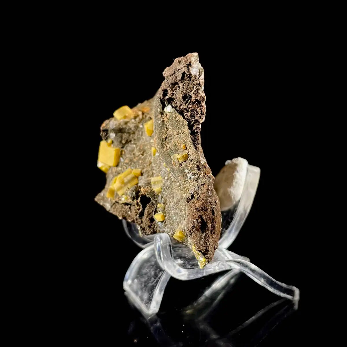 atural Chlorite Quartz with Calcite  on Matrix | Green Phantom Quartz  Specimen from Mexico | Rare Mineral Association | 43 g | 4.5*4*2.5 cm
