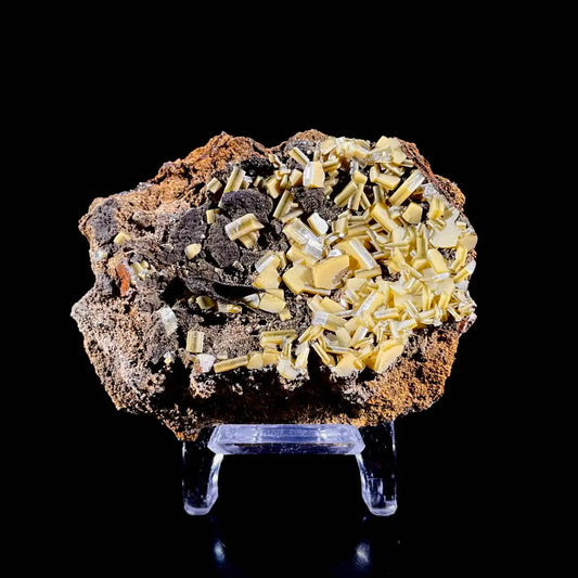 B20-atural Chlorite Quartz with Calcite  on Matrix | Green Phantom Quartz Specimen from Mexico | Rare Mineral Association | 34 g | 5.5*4*2 cm