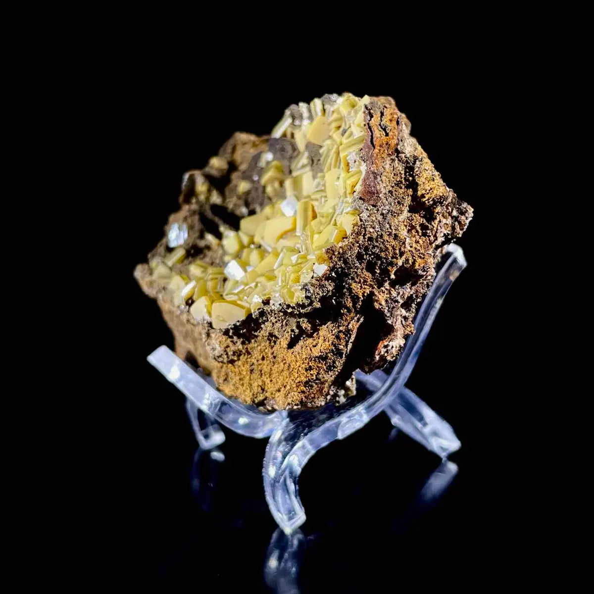 atural Chlorite Quartz with Calcite  on Matrix | Green Phantom Quartz Specimen from Mexico | Rare Mineral Association | 34 g | 5.5*4*2 cm