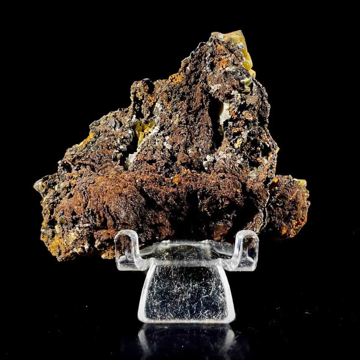 atural Chlorite Quartz with Calcite  on Matrix | Green Phantom Quartz Specimen from Mexico | Rare Mineral Association | 37 g | 6.5*5.5*1.5 cm