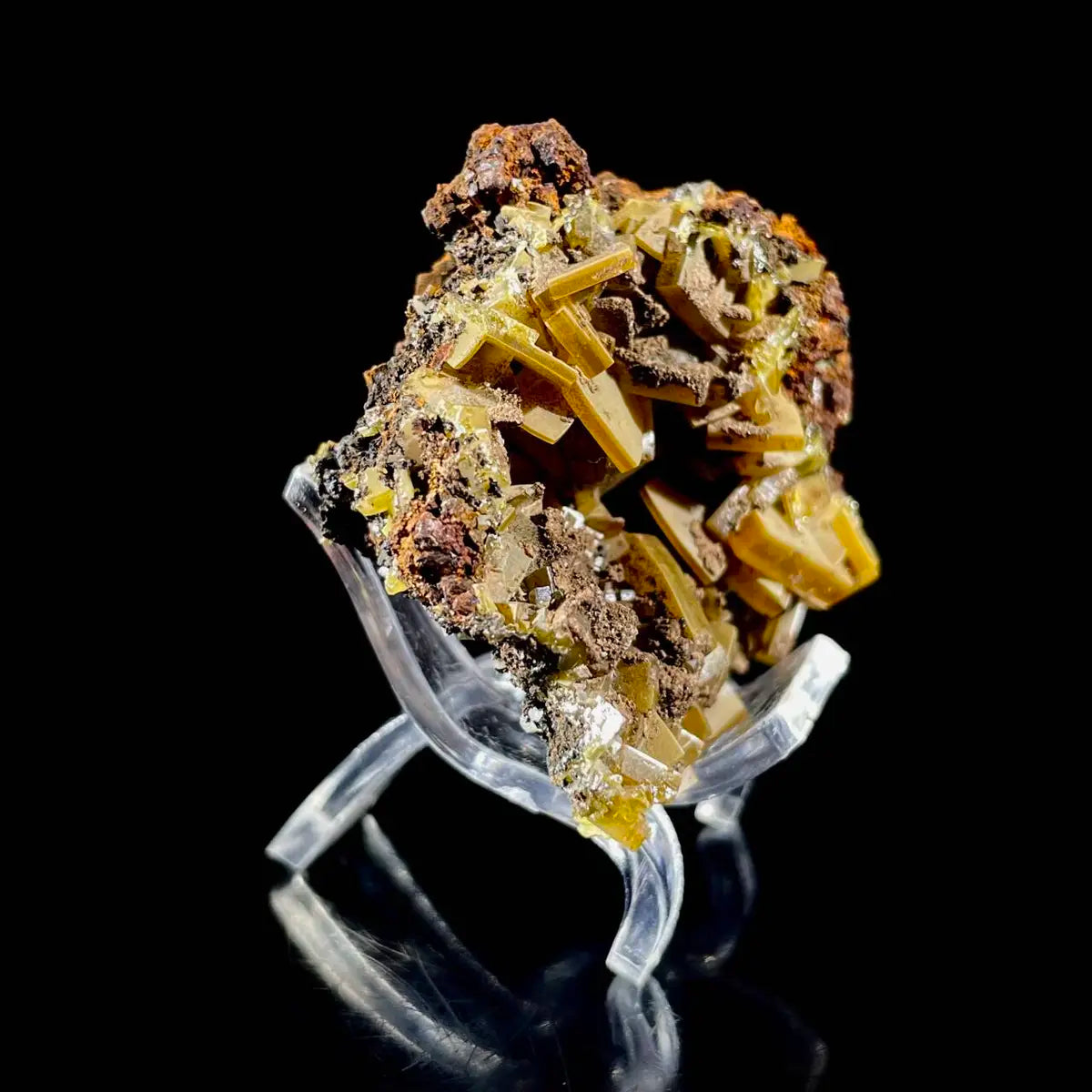 atural Chlorite Quartz with Calcite  on Matrix | Green Phantom Quartz Specimen from Mexico | Rare Mineral Association | 54 g | 5*4.5*2.5 cm