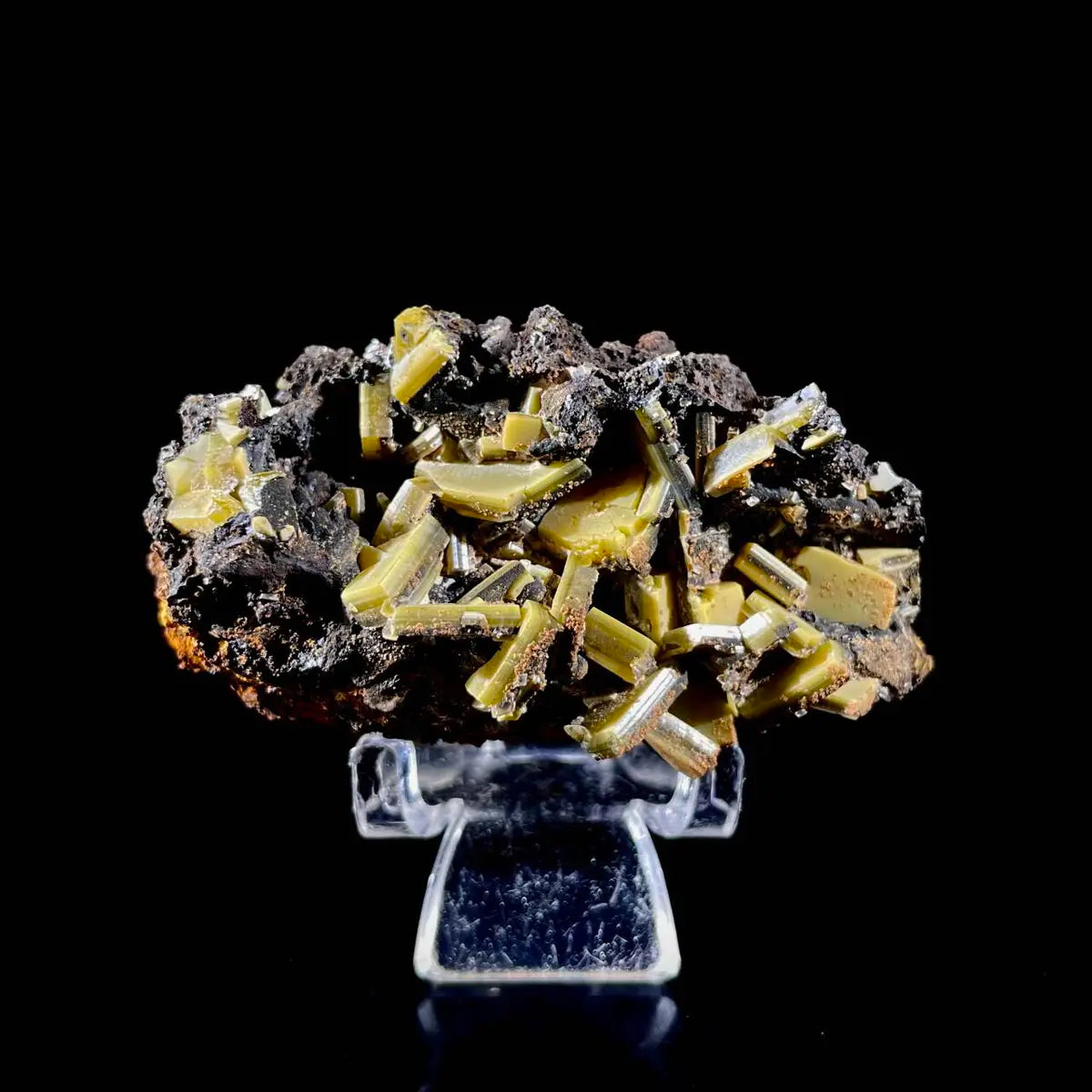 atural Chlorite Quartz with Calcite  on Matrix | Green Phantom Quartz Specimen from Mexico | Rare Mineral Association | 41 g | 6.5*4*2.5 cm