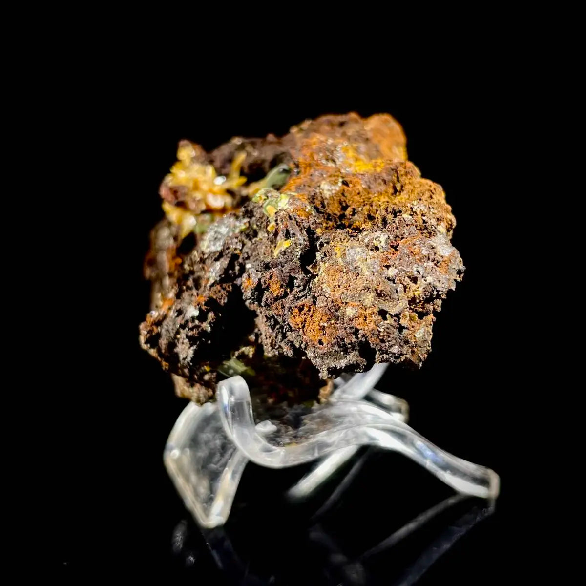 atural Chlorite Quartz with Calcite  on Matrix | Green Phantom Quartz Specimen from Mexico | Rare Mineral Association | 66 g | 7*4.5*2..5 cm
