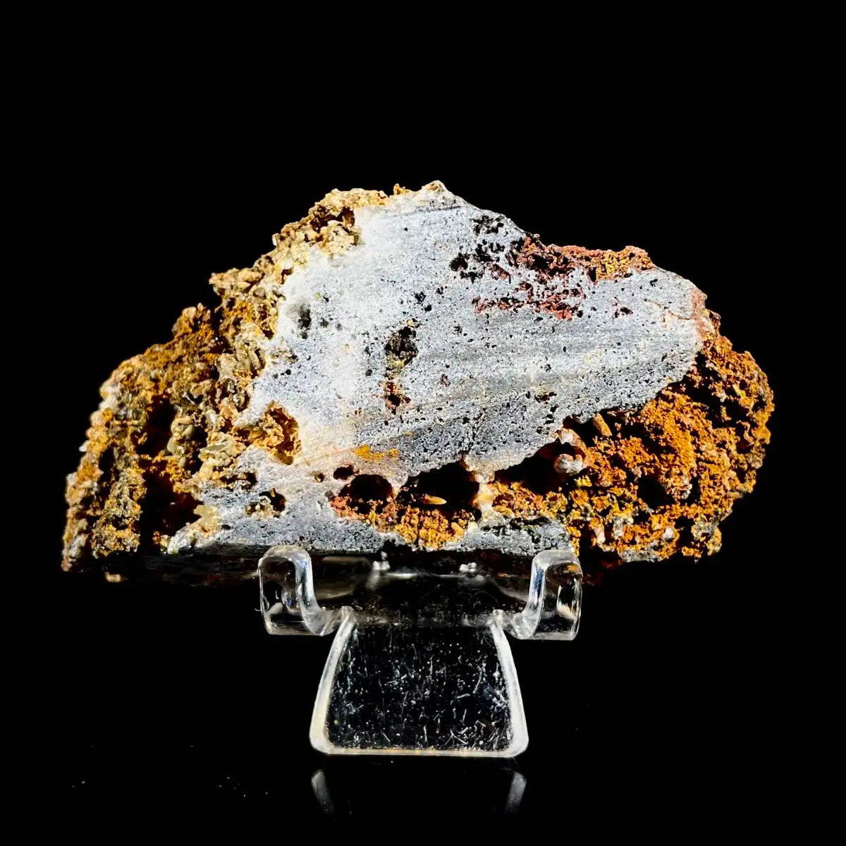 atural Chlorite Quartz with Calcite  on Matrix | Green Phantom Quartz Specimen from Mexico | Rare Mineral Association | 52 g | 7*4*2 cm