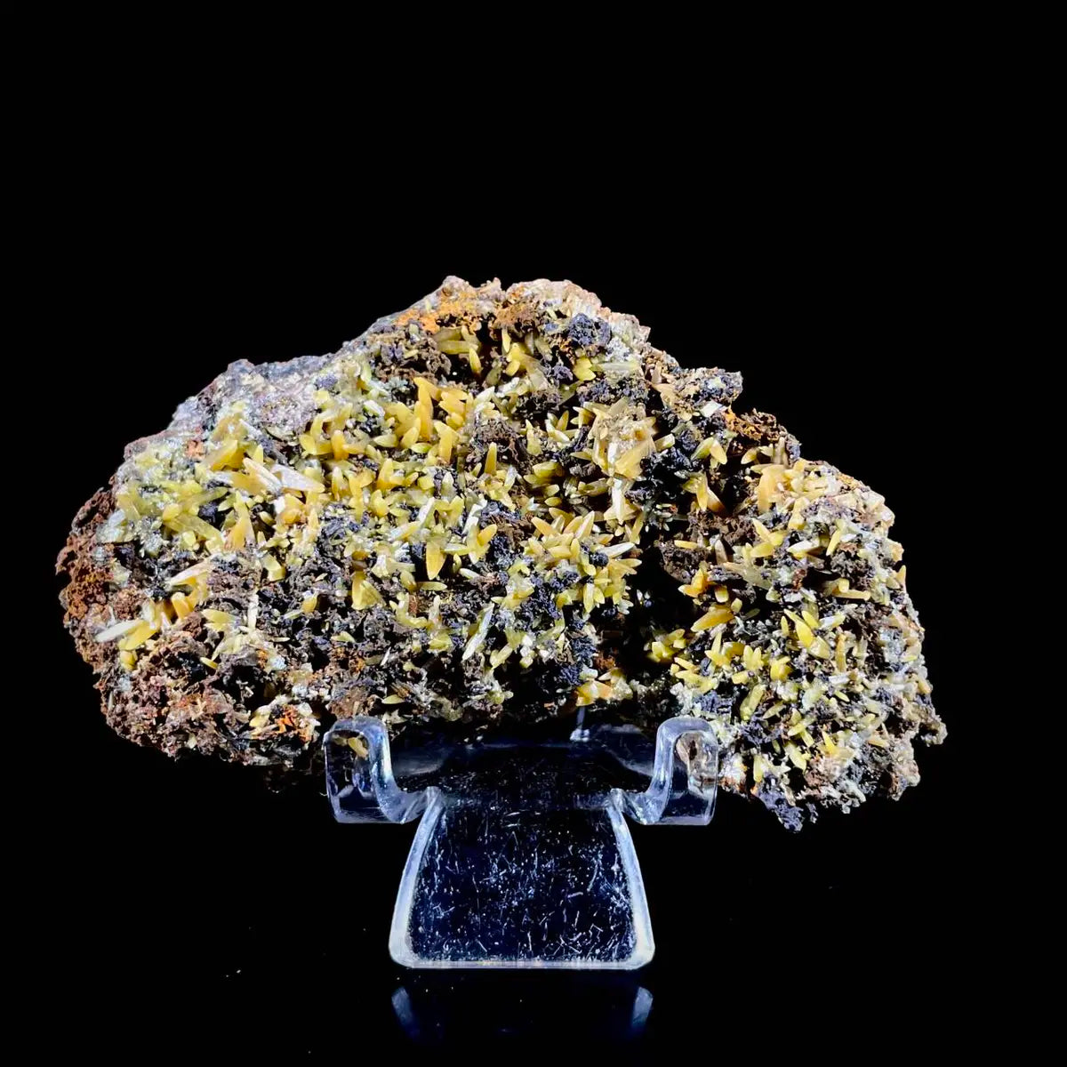atural Chlorite Quartz with Calcite  on Matrix | Green Phantom Quartz Specimen from Mexico | Rare Mineral Association | 52 g | 7*4*2 cm