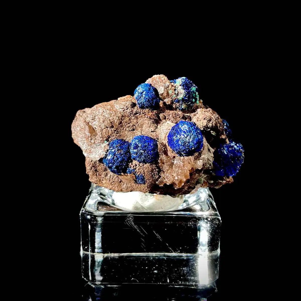 Anhui Azurite with Malachite Crystals on Matrix | Natural Copper Mineral Specimen | Rare Association Piece | 17 g | 4*3*1.5 cm