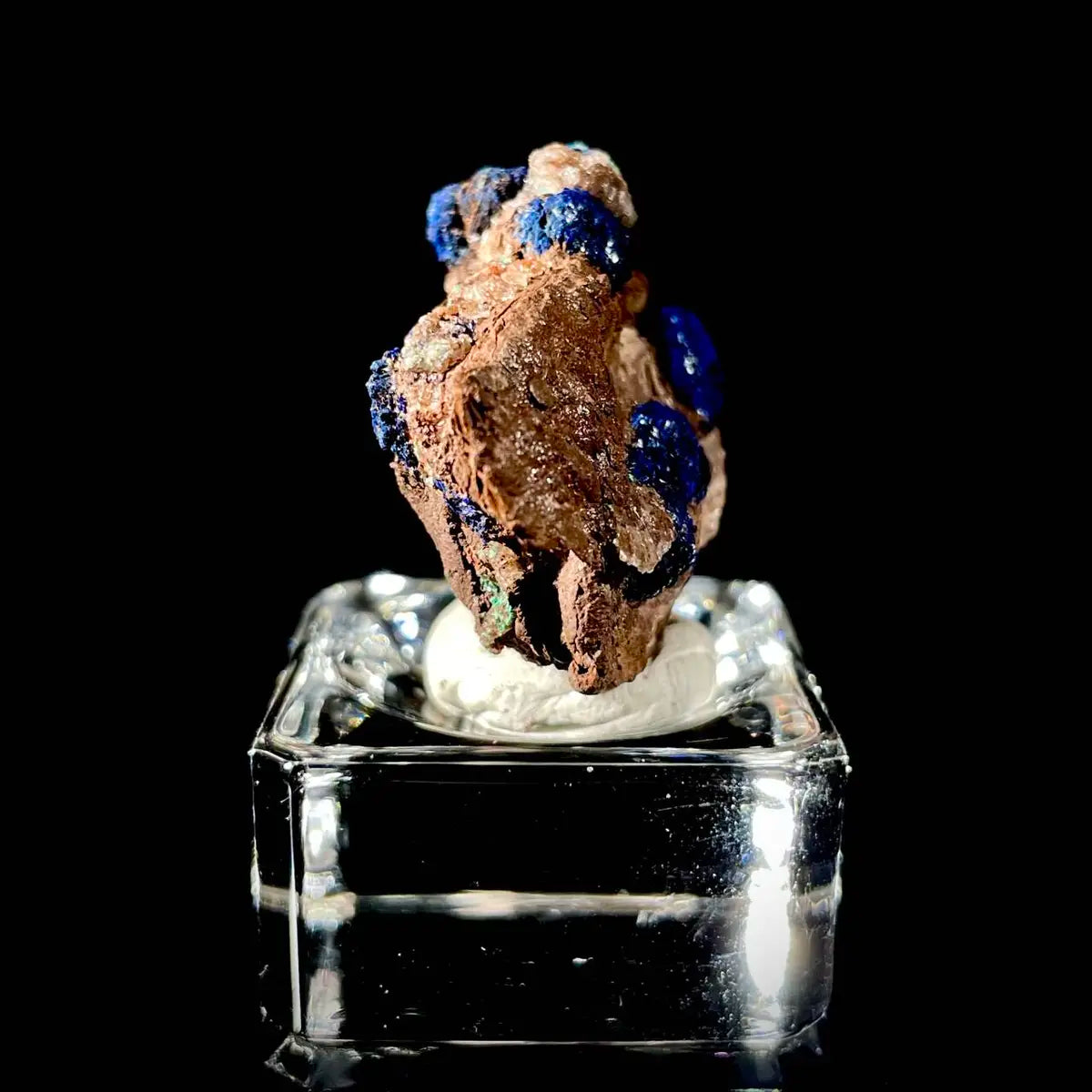 Anhui Azurite with Malachite Crystals on Matrix | Natural Copper Mineral Specimen | Rare Association Piece | 17 g | 4*3*1.5 cm