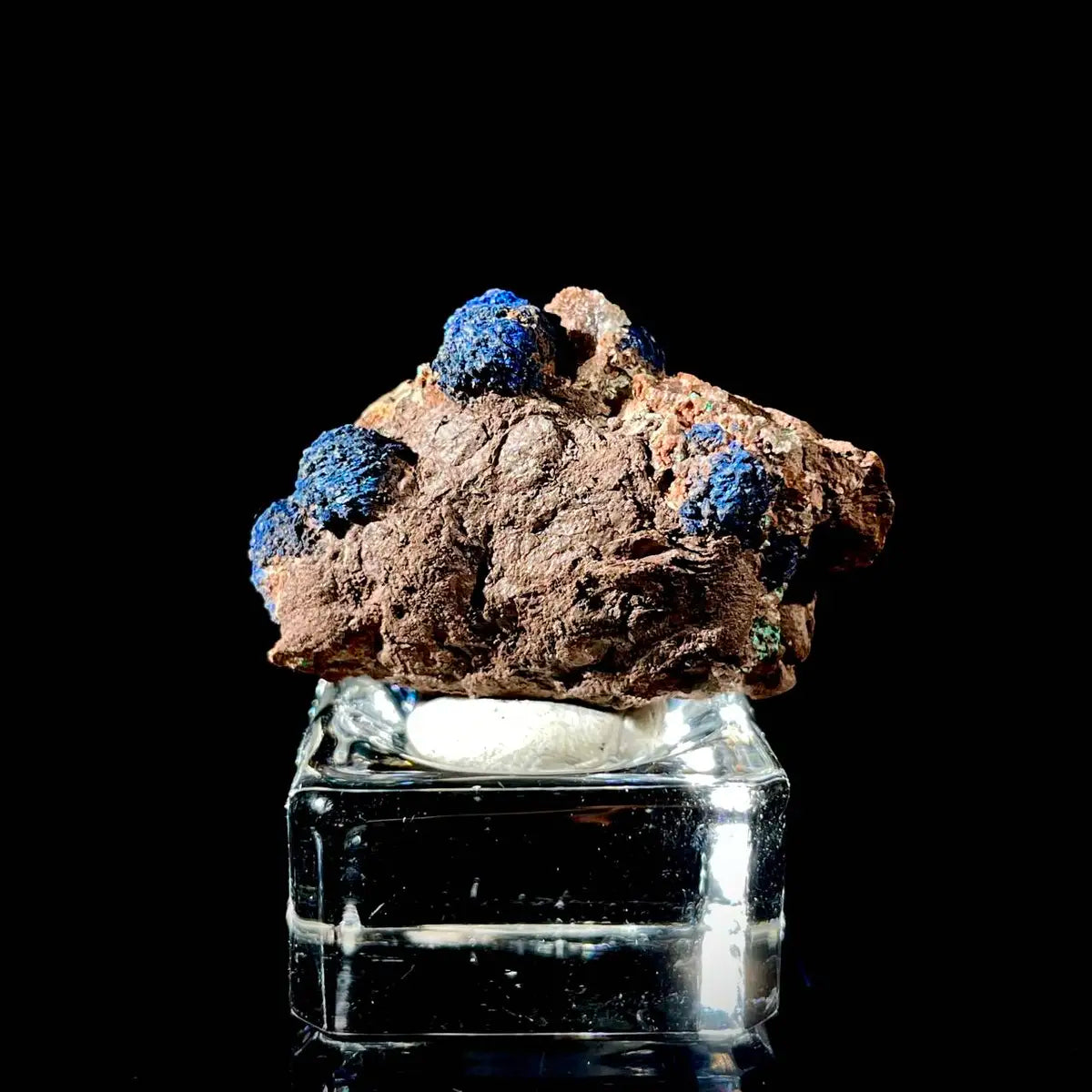 Anhui Azurite with Malachite Crystals on Matrix | Natural Copper Mineral Specimen | Rare Association Piece | 17 g | 4*3*1.5 cm