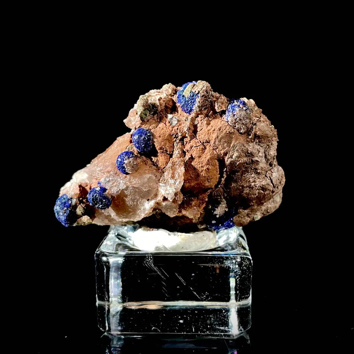 Anhui Azurite with Malachite Crystals on Matrix | Natural Copper Mineral Specimen | Rare Association Piece | 27 g | 5*3.5*1.5 cm