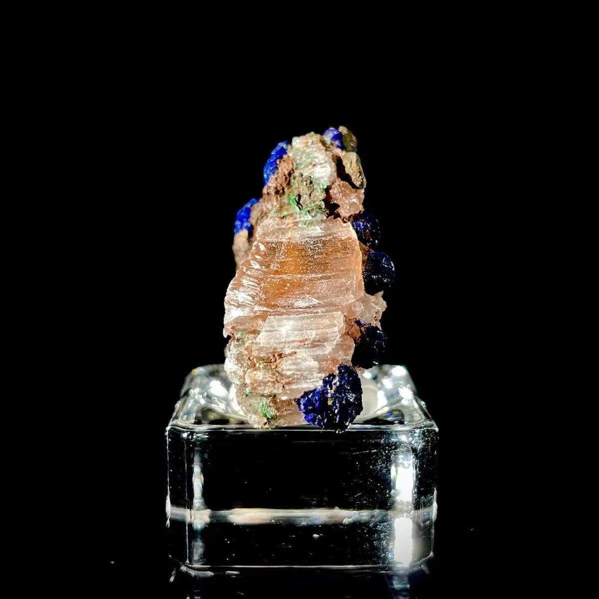 Anhui Azurite with Malachite Crystals on Matrix | Natural Copper Mineral Specimen | Rare Association Piece | 27 g | 5*3.5*1.5 cm