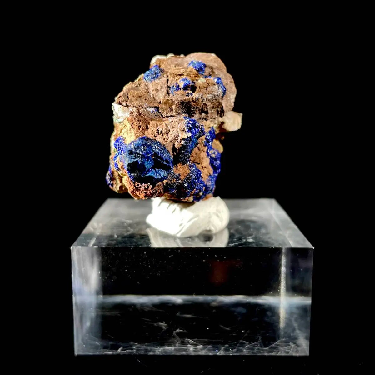 Anhui Azurite with Malachite Crystals on Matrix | Natural Copper Mineral Specimen | Rare Association Piece | 44 g | 5.5*3.5*3 cm