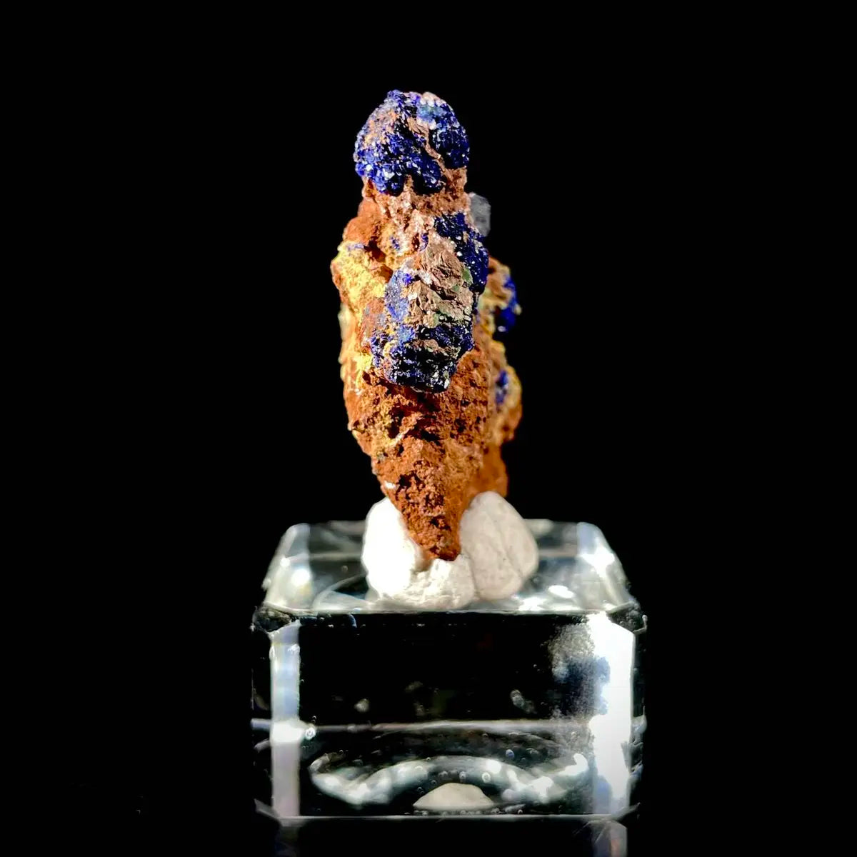 Anhui Azurite with Malachite Crystals on Matrix | Natural Copper Mineral Specimen | Rare Association Piece | 32 g | 5*4*2 cm