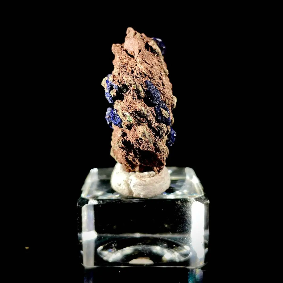 Anhui Azurite with Malachite Crystals on Matrix | Natural Copper Mineral Specimen | Rare Association Piece | 38 g | 4.5*4*2 cm
