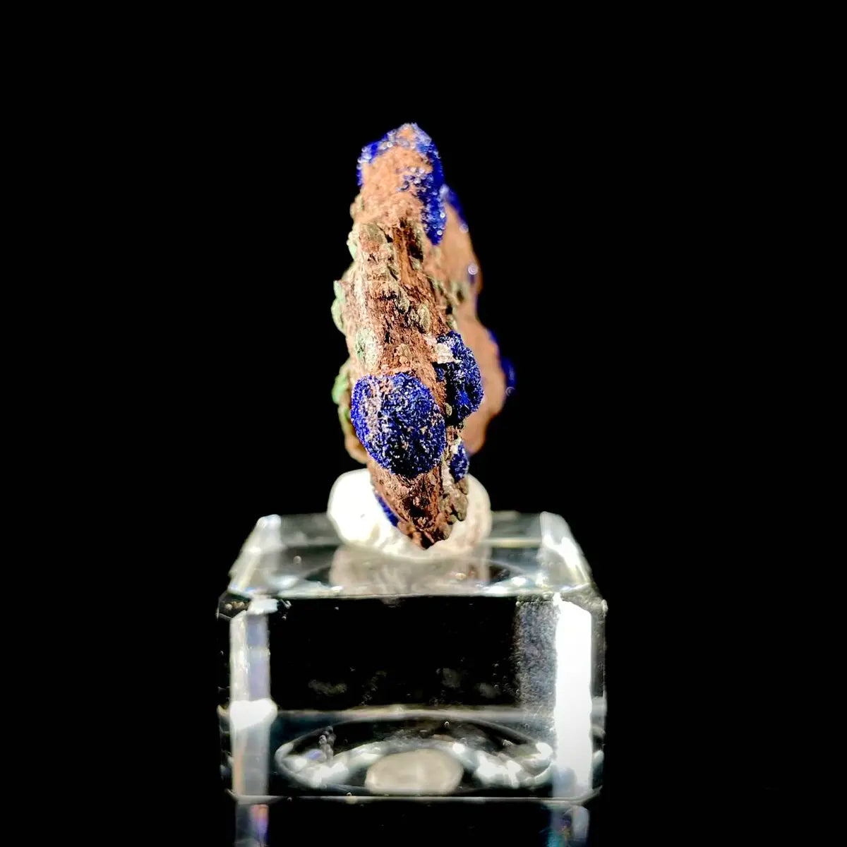 Anhui Azurite with Malachite Crystals on Matrix | Natural Copper Mineral Specimen | Rare Association Piece | 44 g | 8.5*4.5*1.5 cm