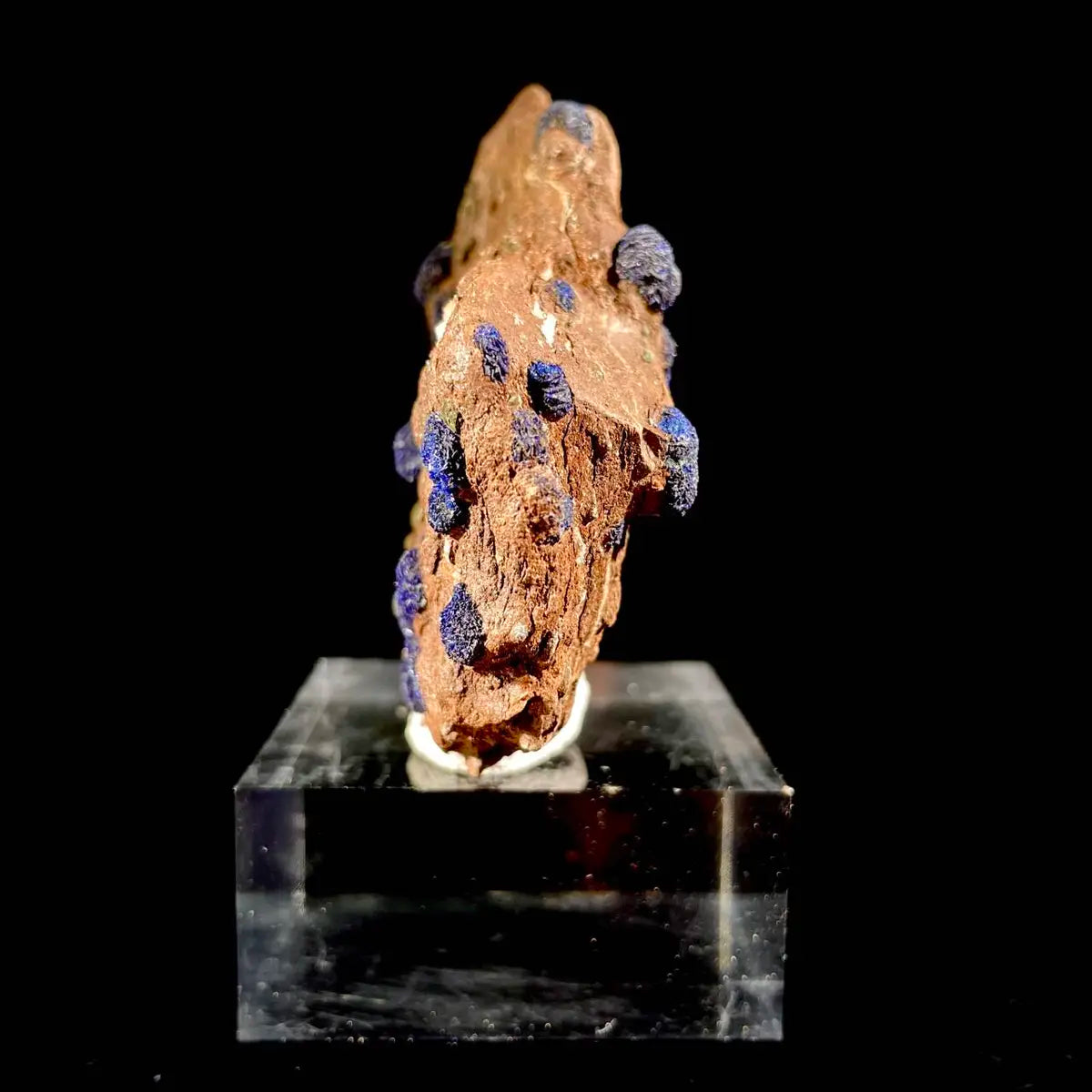 Anhui Azurite with Malachite Crystals on Matrix | Natural Copper Mineral Specimen | Rare Association Piece | 84 g | 7*6.5*2 cm