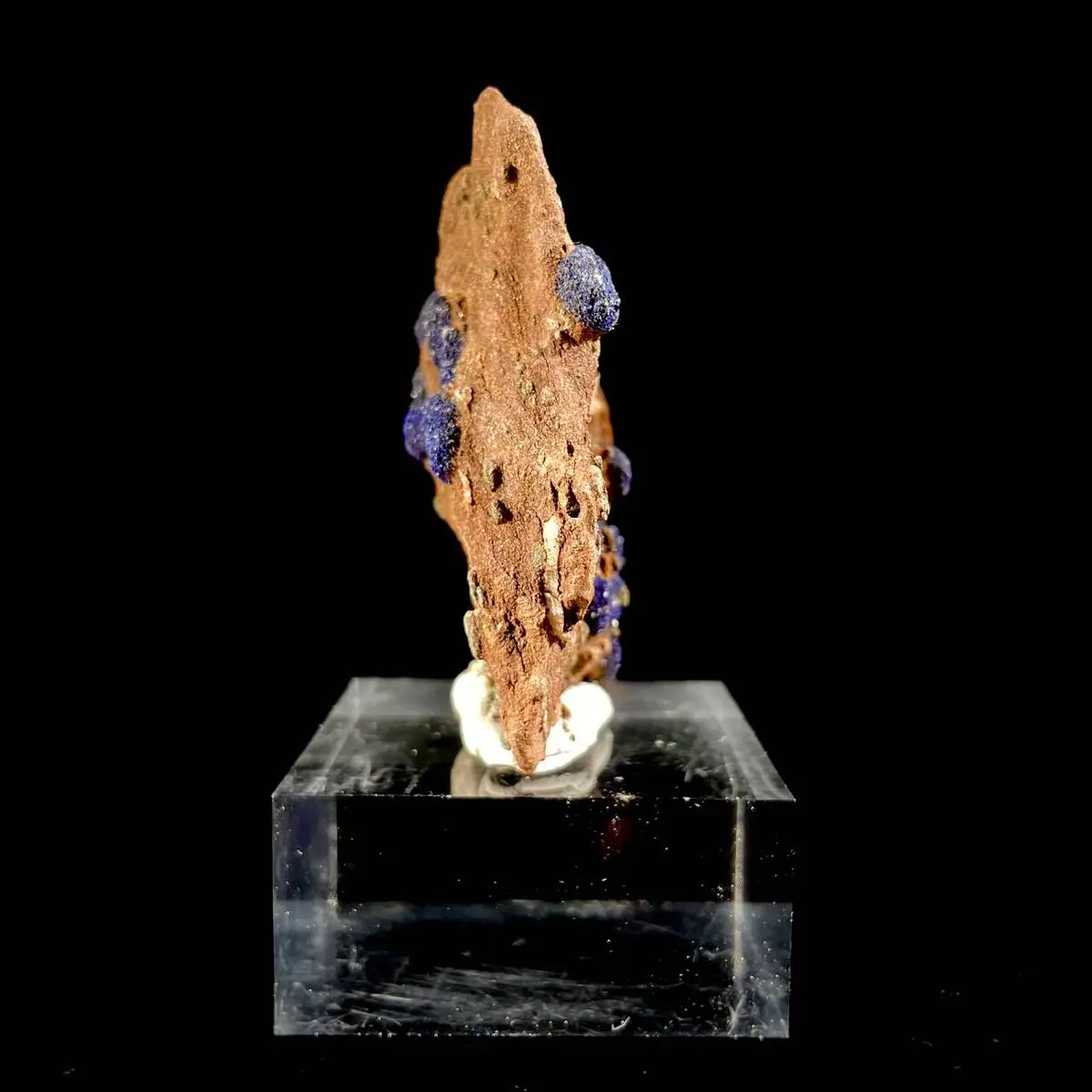 Anhui Azurite with Malachite Crystals on Matrix | Natural Copper Mineral Specimen | Rare Association Piece | 84 g | 7*6.5*2 cm