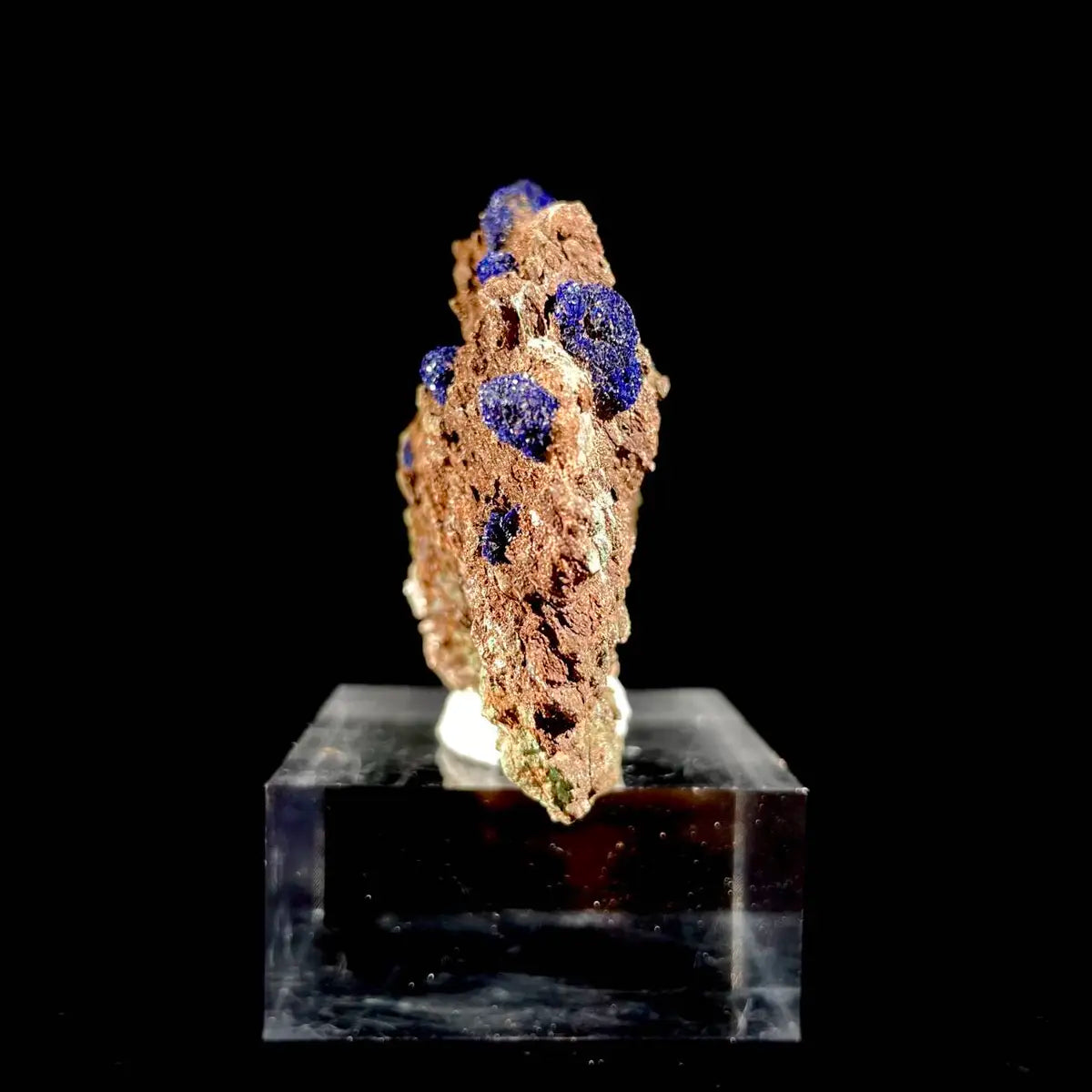 Anhui Azurite with Malachite Crystals on Matrix | Natural Copper Mineral Specimen | Rare Association Piece | 100 g | 7.5*6.5*2 cm