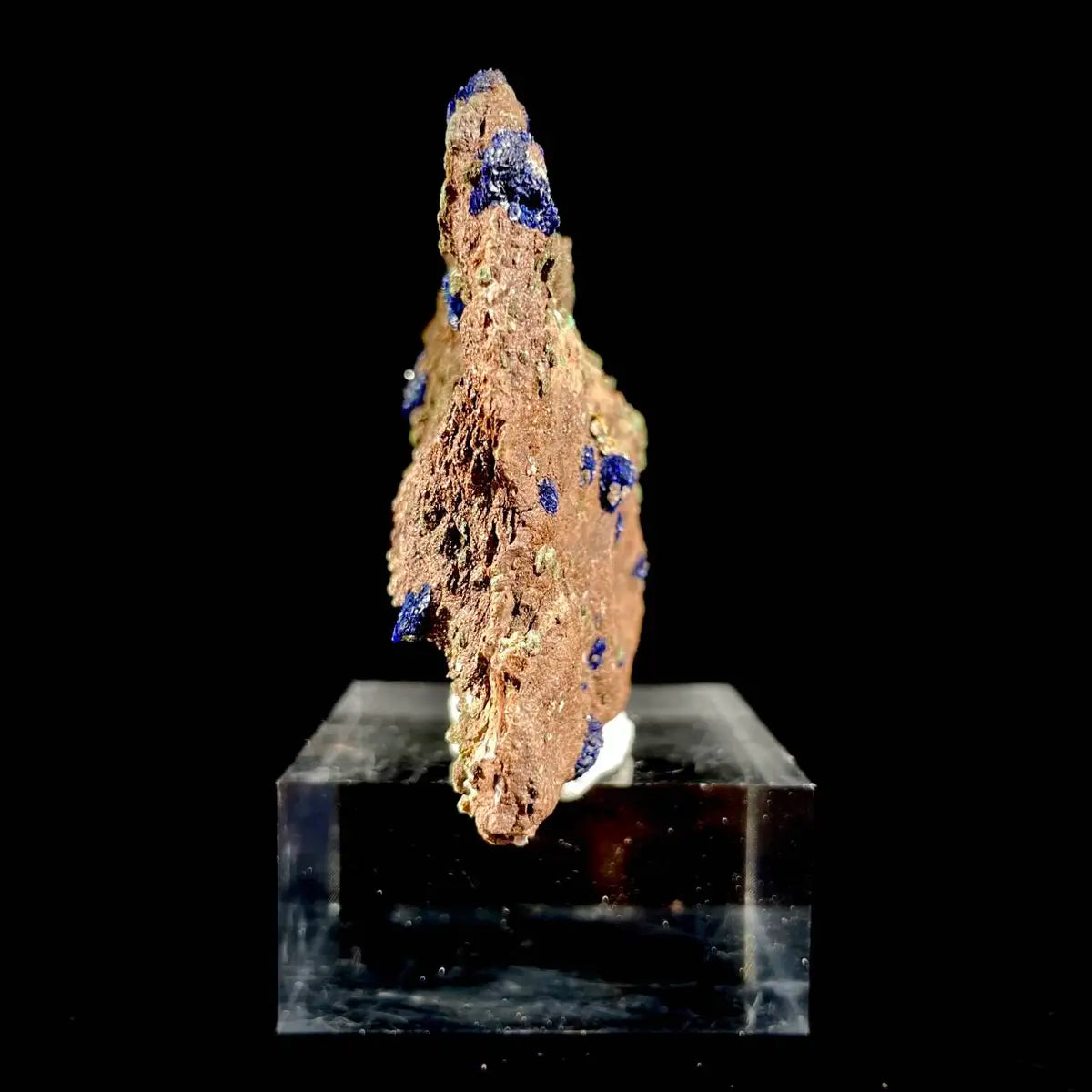 Anhui Azurite with Malachite Crystals on Matrix | Natural Copper Mineral Specimen | Rare Association Piece | 100 g | 7.5*6.5*2 cm