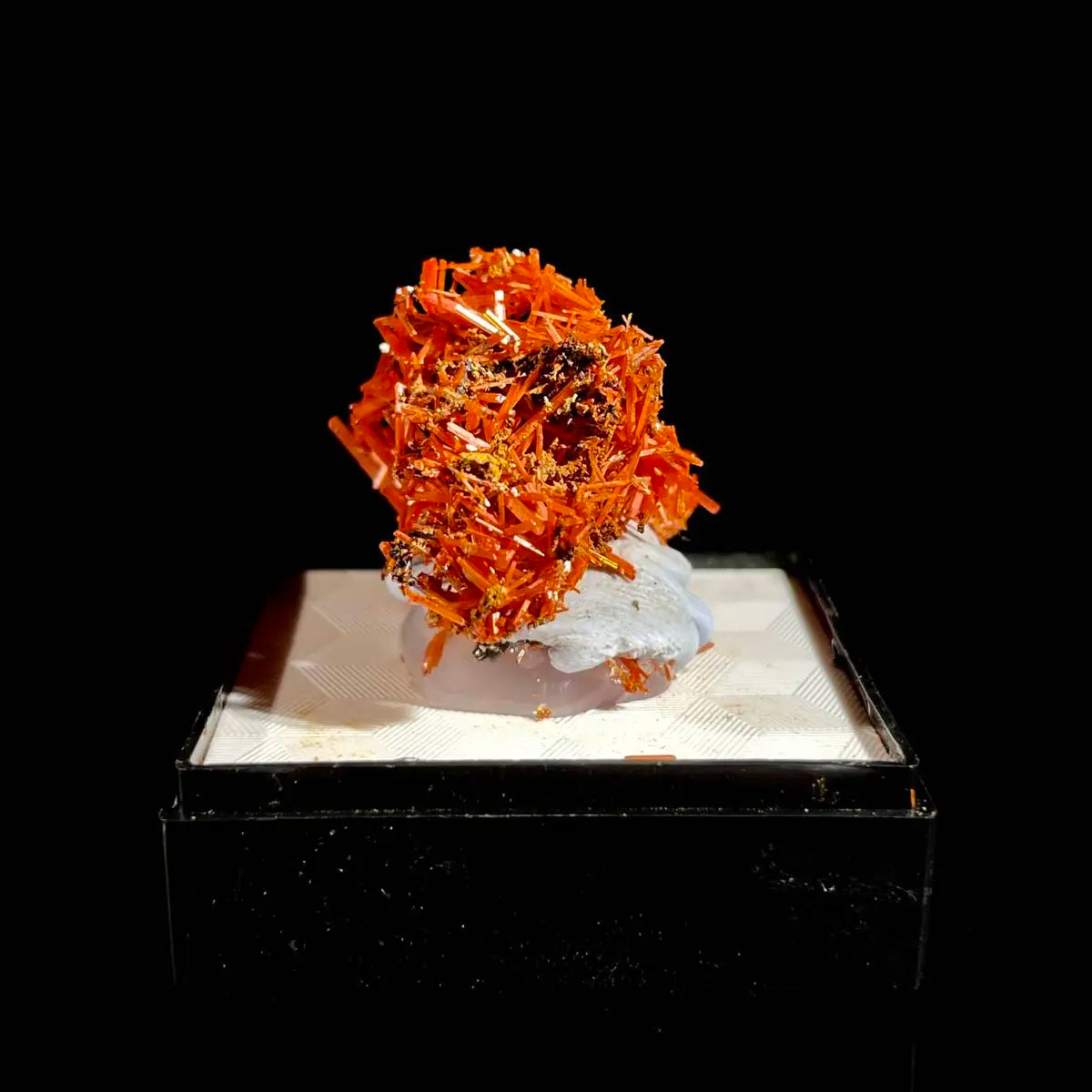 Natural Australian Crocoite Crystal Specimen | Rare Lead Chromate Mineral on Matrix | Collector’s Grade |  2.5*3*2.5 cm