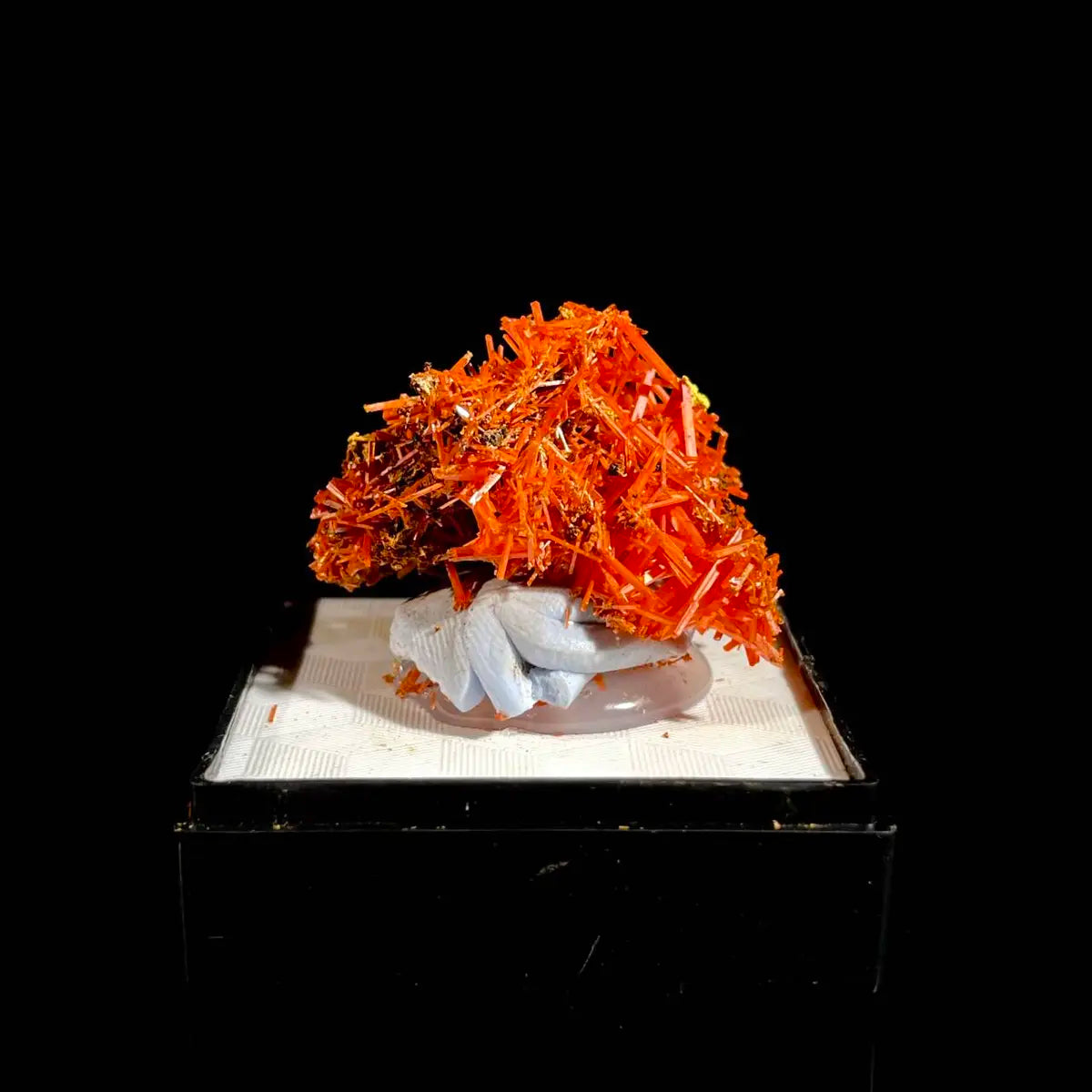 Natural Australian Crocoite Crystal Specimen | Rare Lead Chromate Mineral on Matrix | Collector’s Grade |  2.5*3*2.5 cm