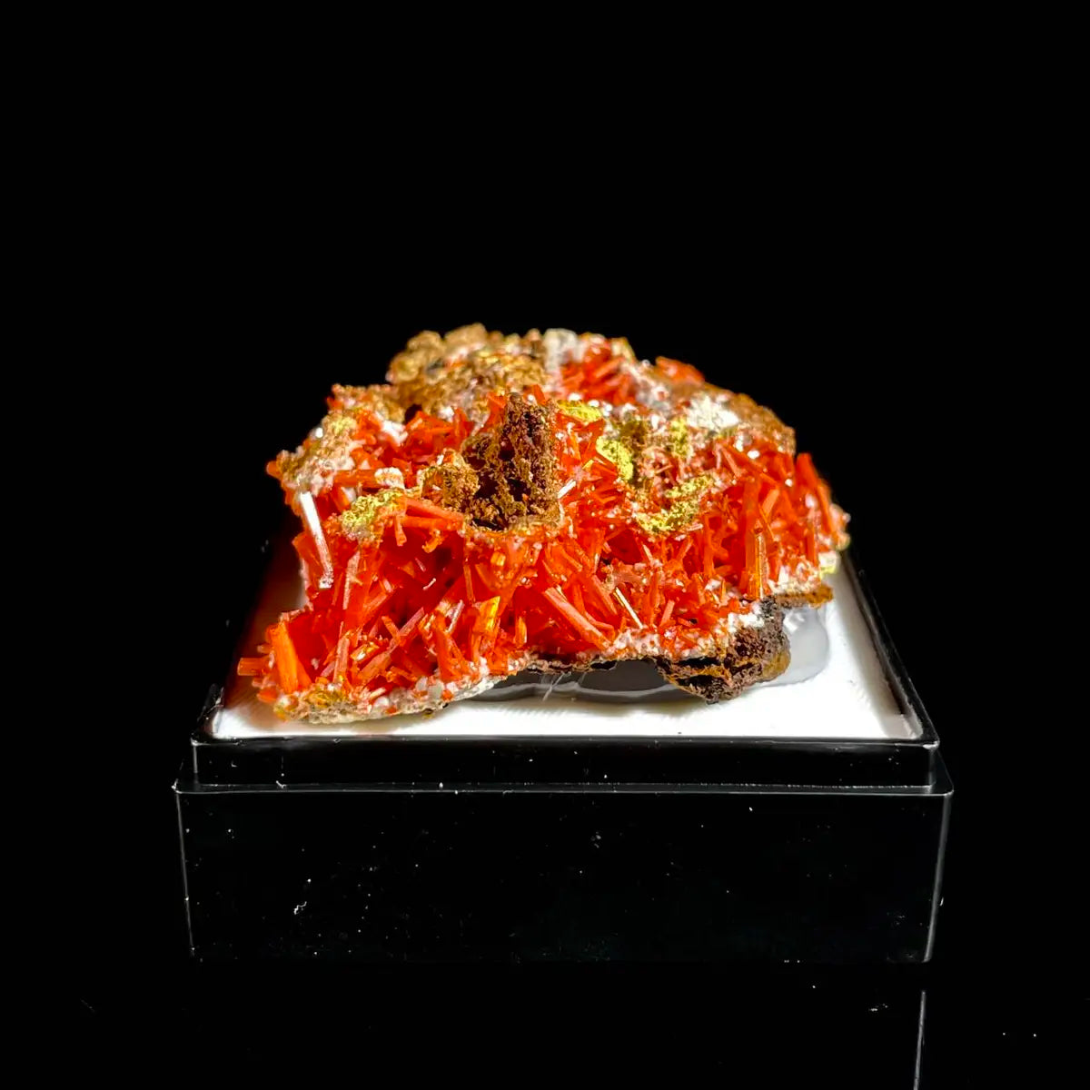 Natural Australian Crocoite Crystal Specimen | Rare Lead Chromate Mineral on Matrix | Collector’s Grade |  5*3.5*1 cm