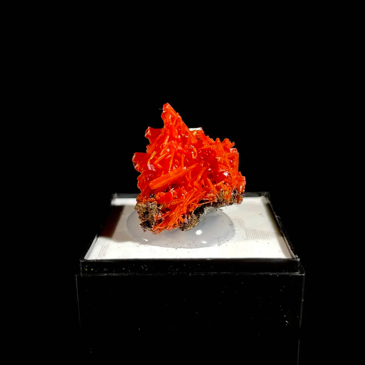 Natural Australian Crocoite Crystal Specimen | Rare Lead Chromate Mineral on Matrix | Collector’s Grade |  2.5*2.5*2 cm